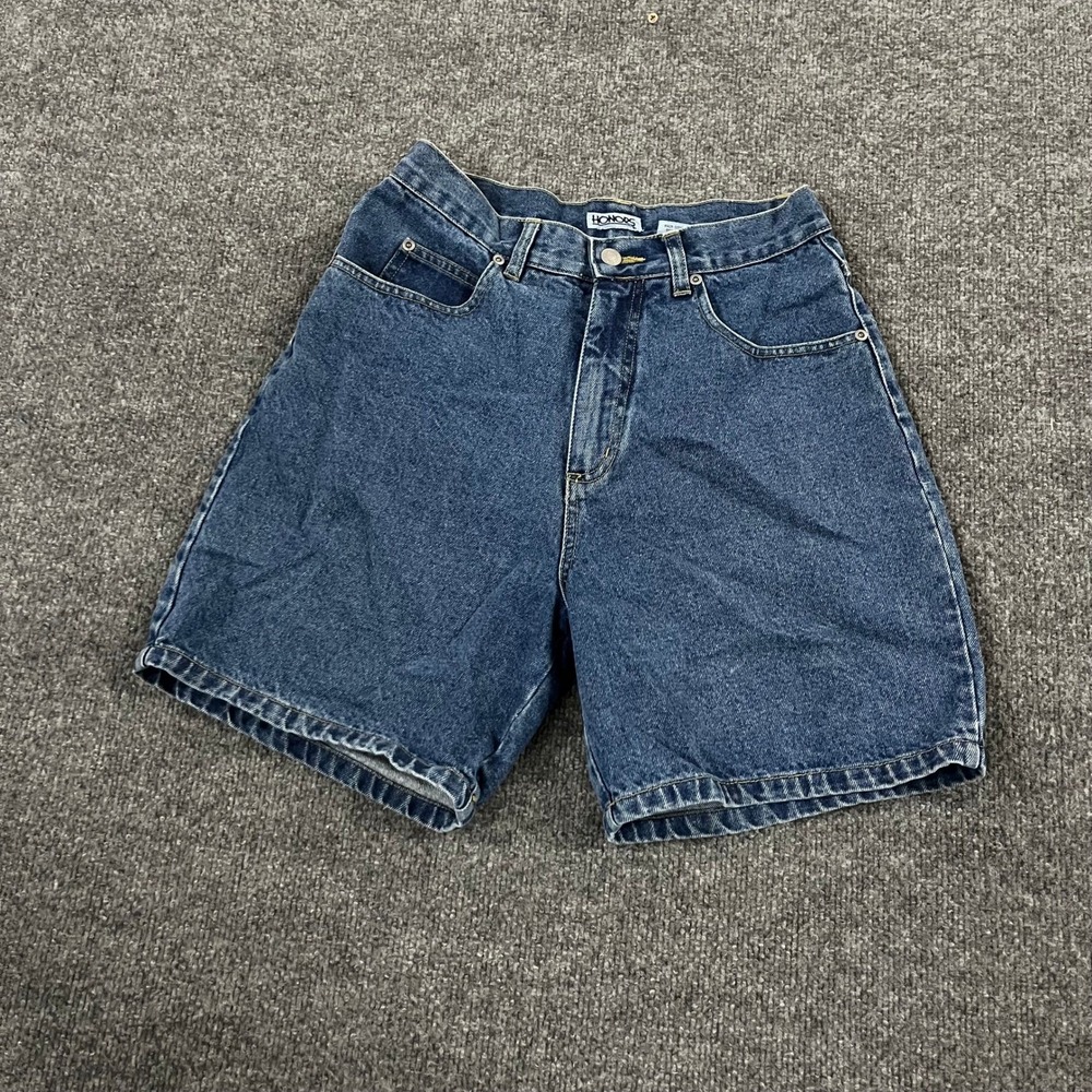 Honors Denim Shorts Womens Size 8 Blue High Waisted Cotton Casual Classic Fit